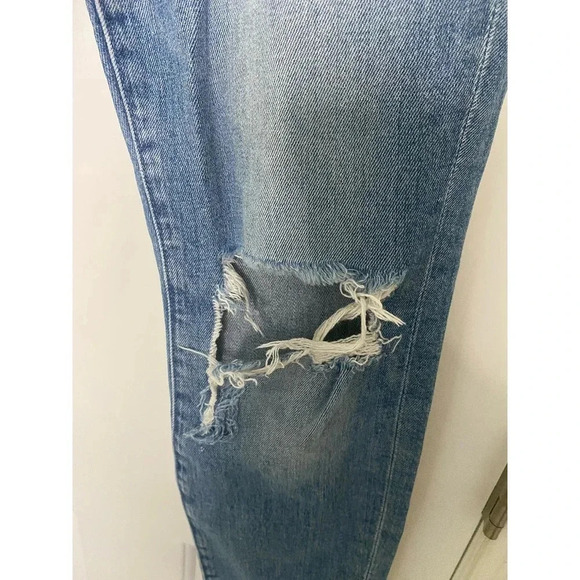 Mother The Looker Ankle Step Fray Jeans Exposed Secret Sister Size 26 - Picture 9 of 13